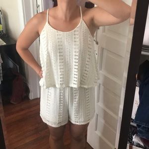 Mossimo White Romper